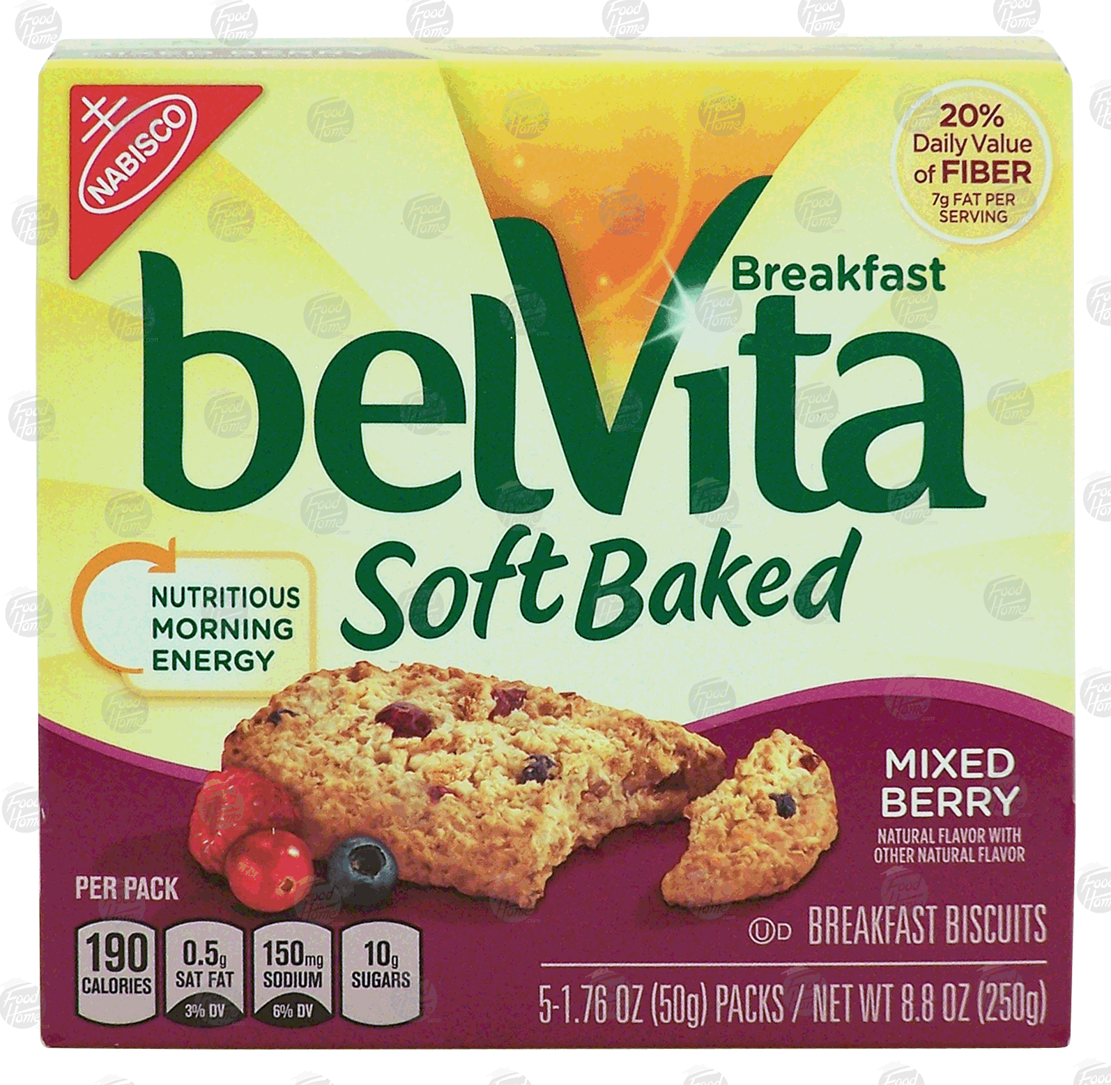 Nabisco Belvita soft baked breakfast bicuits, mixed berry, 5 ct Full-Size Picture